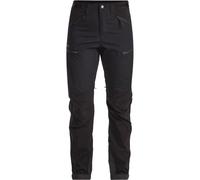 Lundhags Makke High Waist Curved Pants, pantalones de senderismo, mujer, negro 48S(4XL) Black