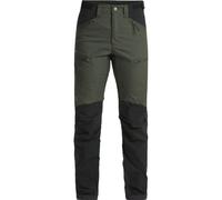 Lundhags Makke High Waist Curved Pants W Short, pantalones de senderismo, mujer, verde/negro 36S(S) Forest Green/Black
