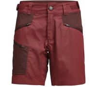 Lundhags Makke Lt Shorts, pantalones cortos de senderismo, mujer, rojo 40(L) Rosewood/Burgundy