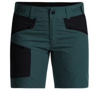 Lundhags Makke Lt Shorts, pantalones cortos de senderismo, mujer, verde 40(L) Jade/Dark Agave