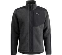 Lundhags Saruk Wool Pile Mid Full Zip, capa intermedia, hombre, gris M(50) Charcoal