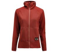 Lundhags Tived Merino Hoodie, capa intermedia, mujer, rojo 36(S) Rosewood