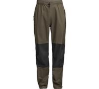 Lundhags Tived Waterproof Pant M, pantalón de senderismo, hombre, verde/gris L(52) Forest Green/Charcoal