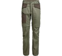 Lundhags Tived Zip-off Pant, pantalones de senderismo, mujer, verde 36(S) Aloe Green/Forest Green