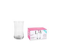 Lune 62487 Vaso Vidrio, Transparente, 365 cc, Set de 6
