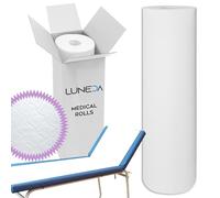 LUNEDA 1 sábana para cuna, esteticista, médico, masaje, fisioterapia, fabricada en Italia, profesional, desechable, de papel celulosa, altura 60 cm (1 unidad)