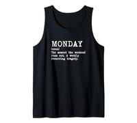 Lunes Diccionario Definición Humor Cita Camiseta sin Mangas