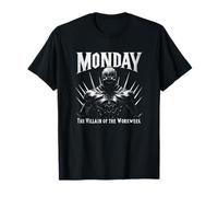 Lunes el villano de la semana laboral Día Tóxico Trabajo Cultura Camiseta