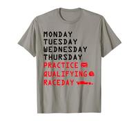 Lunes Martes Jueves Practica Clasificatoria Carrera Día Carreras Camiseta
