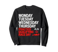 Lunes Martes Miércoles Jueves Práctica Clasificatoria Carrera Sudadera