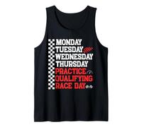 Lunes, martes, miércoles y jueves, carrera clasificatoria de práctica Camiseta sin Mangas