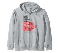 Lunes, Martes Y Jueves, CLASIFICACIÓN DE PRÁCTICA, Race Day Racing Sudadera con Capucha