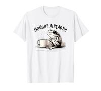 Lunes ya Rana con café Relatable Lucha Lunes Camiseta