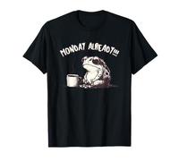 Lunes Ya Rana con Café Viral Café Rana Humor Camiseta