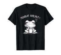 Lunes Ya Rana con Café Viral Rana Morning Mood Camiseta