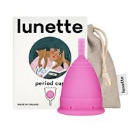Lunette Copa Menstrual - Copa Menstrual Reutilizable - Silicona de Grado Médico Sin BPA - Hasta 12 Horas de Comodidad - Alternativa al Tampón Reutilizable Hasta 10 Años, Tamaño 2 Pink