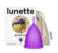 Lunette Copa Menstrual Reutilizable 100% Silicona de Grado Médico - Violet - Modelo 2 para Flujo Normal o Abundante