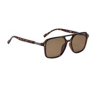 Lunettes de Soleil Femme Homme Vintage Polarisées Monture Écaille Double Pont Rétro Années 70 Lunette Soleil Femme Verres Teintés Marron Protection UV400 Conduite Voyage Mode Tendance Accessoire