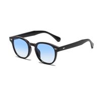 Lunettes de Soleil Polarisées pour Homme Femme, Lunettes de Soleil Unisexe Vintage, Classique Lunettes de Conduite Anti-UV Lunettes, UV Protection, Azul Degradado