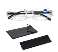 Lunettes No Blue Vision Vues à La TéLéVision, Lunettes Intelligentes Zoom Anti-LumièRe Bleue Pour Presbytie, RéGlables, Pour La Lecture, L’Ordinateur Ou La TéLéVision (A)