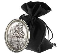 LUNEXUS Imán para Coche de San Cristóbal (4,8 x 2,8 cm), diseño de San Cristóbal