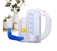 Lung Capacity Trainer - Adult, Incentive Spirometer with Flow Rate Indicator | 5000ml Capacity Portable Breath Trainer, Pulmonary Tool for Recovery, Post Care