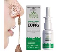 Lung Detox Herbal Cleanser Spray para fumadores Elimina la congestión nasal, limpieza y desintoxicación pulmonar de acción rápida (20 ml)