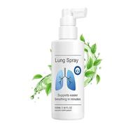 Lung Support Spray - Respiratory Care Mist, 100ml Gentle Respiratory Nursing Cleaner Spray with Soothing Airway Comfort, Portable Cleaner Mist, Daily Commuting Sprays, Travel Wellness Sprays