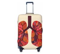 Lungs in The Style of Mid-Century - Fundas elásticas para equipaje de viaje, a prueba de polvo, resistente a los arañazos, protector de maleta de 22 a 24 pulgadas
