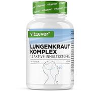Lungwort - 180 Capsulas - Altas dosis de Lungwort Breath Complex con Eucalipto, NAC, Menta, Tomillo, Salvia, Extracto de Jengibre - Vegano