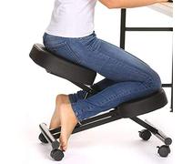 LUNICASHA Silla ergonómica para rodilla, taburete ajustable, silla ortopédica para rodillas, taburete para el hogar y la oficina, con ruedas de freno