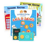 Lunii audiolibros interactivos-Pack Descubrimiento de 40 Suzanne y Gaston para niños de 3 a 8 años-5:02 de Escuchar en la narradora Ma Fábrica de Historias (3760361141473)