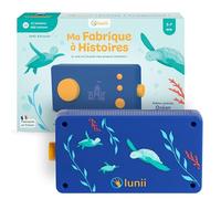 Lunii - Ma Fábrique à Historias Edición Limitada Ocean + 1:41 de Historias para Composer Incluidas para descargar, Caja de Historias interactiva para niños de 3 a 8 años - Cuentadora Fabricada en