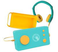 Lunii - Pack de Mi fábrica con Historias + Casco + Carcasa Protectora | Caja de historia infantil a partir de 3 a 8 años, 2:30 de historias incluidas para descargar, fabricada en Francia