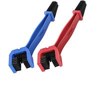 Luniquz 2pcs Cepillo para Limpiar la Cadena de Las Moto Bicicleta,Herramienta de Cepillo de Limpieza de Cadena de Bicicleta Multiusostaña para Bicicletas de Carretera MTB