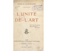 Lunité De Lart (ebook)