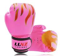 Luniuqz Guantes de Boxeo para Niños de 3-16 Años, Guante de Entrenamiento 4oz 6oz 8oz para MMA, Muay Thai,Kickboxing
