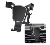 LUNQIN Soporte de teléfono de coche para BMW X5 2014-2018, X6 2015-2019 SUV sDrive35i xDrive35i 40e 35d F15 F16, accesorios de navegación, decoración interior, soporte de teléfono móvil