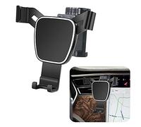 LUNQIN Soporte de teléfono de coche para Tesla modelo X 2016-2020 modelo S 2012-2020 Auto accesorios de navegación soporte interior decoración de teléfono móvil soporte