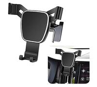 LUNQIN Soporte de teléfono de coche para Volvo XC60 2018-2025, accesorios de automóvil, soporte de navegación, decoración interior, soporte para teléfono celular