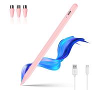 Luntak - Lápiz capacitivo activo para pantallas táctiles con diseño magnético, recargable, universal, lápiz capacitivo de punta fina para iPad Pro/Air/Mini/iPhone/iOS/Android/tabletas, escritura y