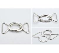 LUNYY 1 par de Botones de Hebilla de cinturón de Metal, Sujetador de aleación de Zinc DIY para Mujer, Abrigo de Piel, Bolso, Hebilla de conexión Desmontable Decorativa de 40mm