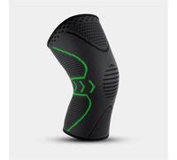 LuoAXINN 1 Pieza Fitness Correr Ciclismo Rodilleras Nailon elástico Rodillera for Deportes compresión Rodillera Manga Baloncesto Voleibol para Todo Tipo de Deportes(Green,L)