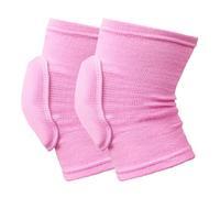 LuoAXINN 2 unids/Set Rodilleras de compresión Deportivas Protector elástico de Rodilla Esponja Gruesa Rodillera Soporte for Entrenamiento de Baile para Todo Tipo de Deportes(Pink M)