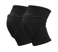 LuoAXINN 2 unids/Set Rodilleras de compresión Deportivas Protector elástico de Rodilla Esponja Gruesa Rodillera Soporte for Entrenamiento de Baile para Todo Tipo de Deportes(Black S)