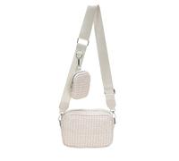 LuoAXINN Bolso de paja para la playa Bolso pequeño tejido de paja for mujer, bandolera Simple, bolso playa for vacaciones, mano, hombro(Beige)