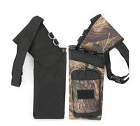 LuoAXINN Carcaj de Cintura Bolsa de Cintura portátil Nailon for Flechas, 4 Tubos, for Arco recurvo, Compuesto, Largo, Entrenamiento al Aire Libre, Accesorios Tiro con para arqueros(Khaki)