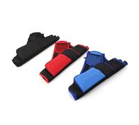 LuoAXINN Carcaj de Cintura Carcaj de 3 Tubos for Tiro con Arco - Bolsa portaflechas Correa Ajustable Ideal for práctica al Blanco para arqueros(Blue RH)