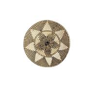 LuoAXINN Cesta Colgante Hecha a Mano for Pared, decoración Redonda de 35cm, Cesta Tejida de Mimbre for decoración del hogar, bandejas for Dormitorio y Sala de Estar para Sala de Estar y Dormitorio