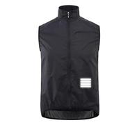 LuoAXINN Chaleco de Ciclismo Chaleco de Ciclismo for Hombre, Ligero, Resistente al Viento, Reflectante, for Deportes Bicicleta, sin Mangas(Black,3XL)